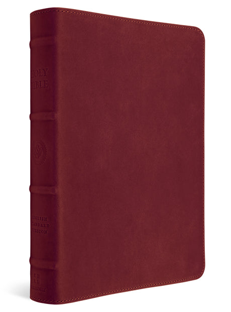 ESV Heirloom Bible, Gratia: Large Print Thinline Reference Edition (Cowhide, Carmine Red) cover image (8334549647560)