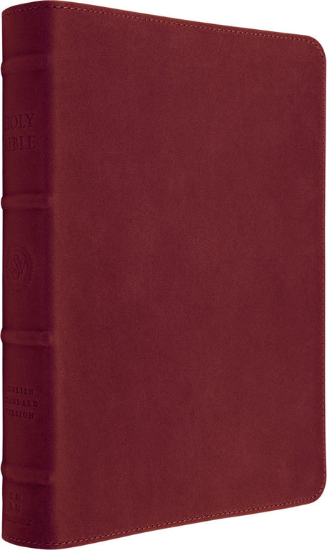 ESV Heirloom Bible, Gratia: Large Print Thinline Reference Edition (Cowhide, Carmine Red) - ESV - 9798874913656