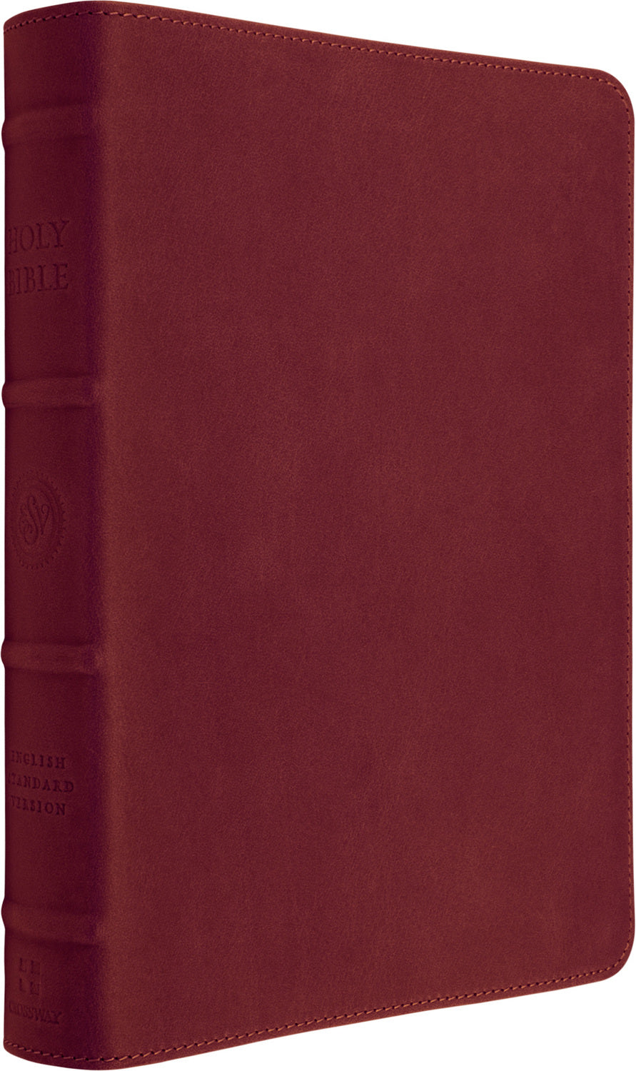 ESV Heirloom Bible, Gratia: Large Print Thinline Reference Edition (Cowhide, Carmine Red) front cover (8334549647560)
