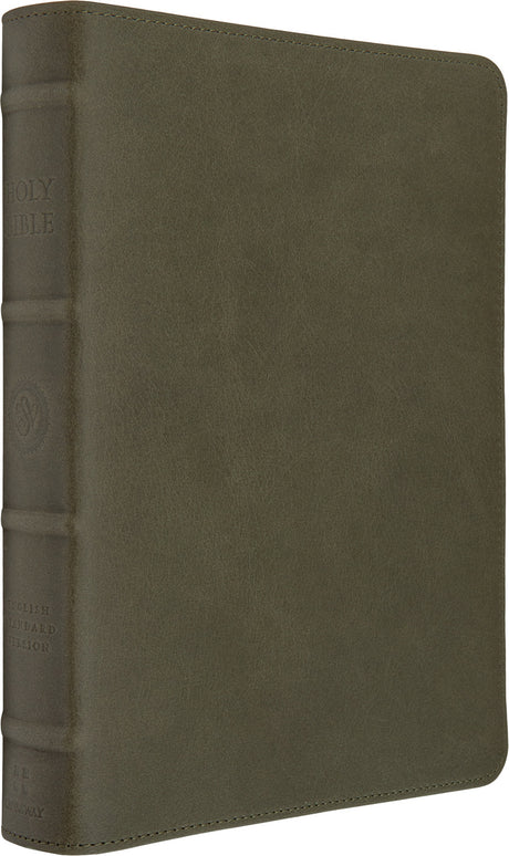 ESV Heirloom Bible, Gratia: Large Print Thinline Reference Edition (Cowhide, Tuscan Green) front cover (8334548730056)