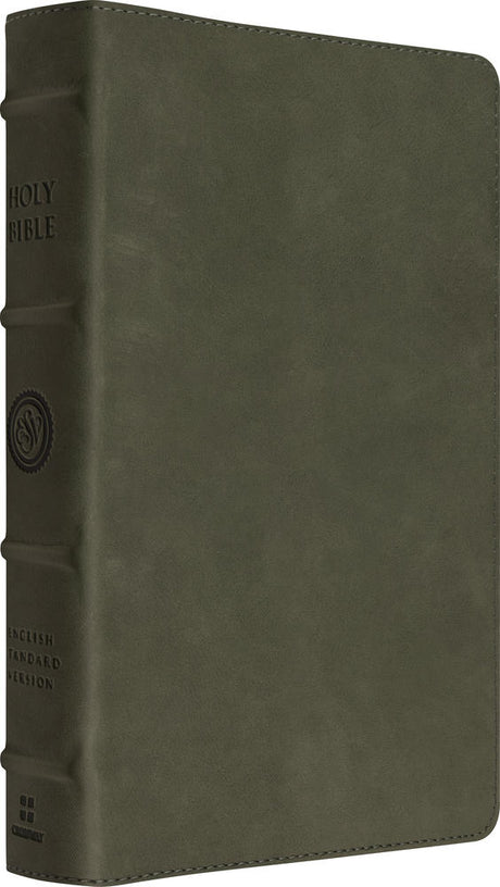 ESV Heirloom Bible, Scriptura Sacra: Personal Size Reference Edition (Cowhide, Tuscan Green, Full Yapp) - ESV - 9798874913694