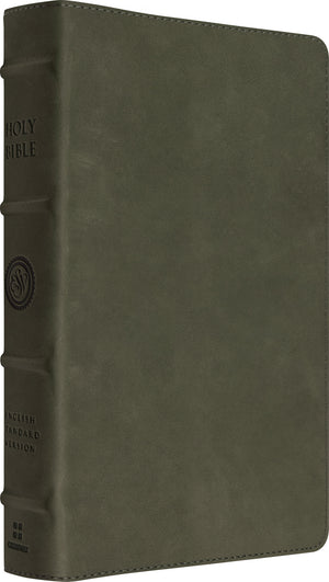 ESV Heirloom Bible, Scriptura Sacra: Personal Size Reference Edition (Cowhide, Tuscan Green, Full Yapp) front cover (8334546206920)