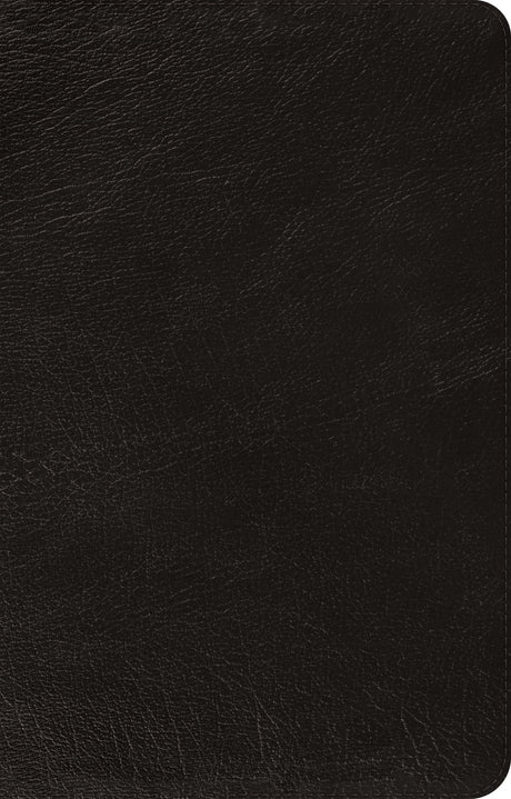 ESV Bible with Creeds and Confessions (Top Grain Leather, Black) front cover (8334541029576)