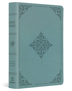 ESV Large Print Compact Bible (Trutone, Paris Sky, Fleur-de-Lis Design) cover image (8334538899656)