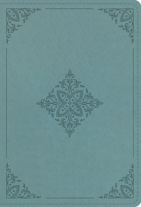ESV Large Print Compact Bible (Trutone, Paris Sky, Fleur-De-Lis Design) -  () - 9798874914608