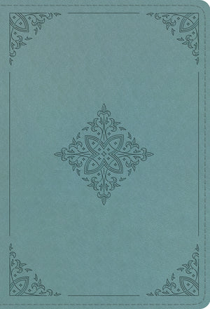 ESV Large Print Compact Bible (Trutone, Paris Sky, Fleur-de-Lis Design) front cover (8334538899656)