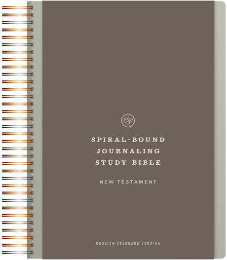 ESV Spiral-Bound Journaling Study Bible, New Testament (Hardcover) -  () - 9798874914615