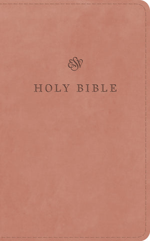 ESV Premium Church Bible, Red Letter (Trutone, Blush Rose) front cover (8334540275912)