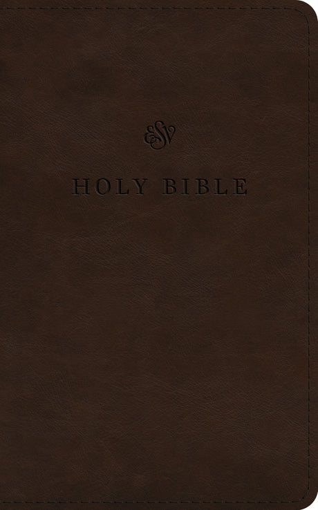ESV Premium Church Bible, Red Letter (Trutone, Brown) front cover (8334540505288)