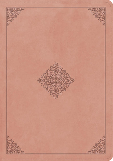 ESV Single Column Journaling Bible, Large Print (Trutone, Blush Rose, Ornament Design) - ESV - 9798874914660