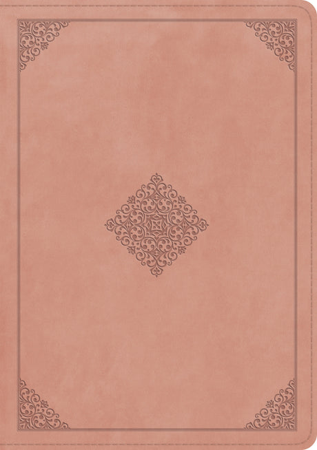 ESV Single Column Journaling Bible, Large Print (Trutone, Blush Rose, Ornament Design) front cover (8334543356104)