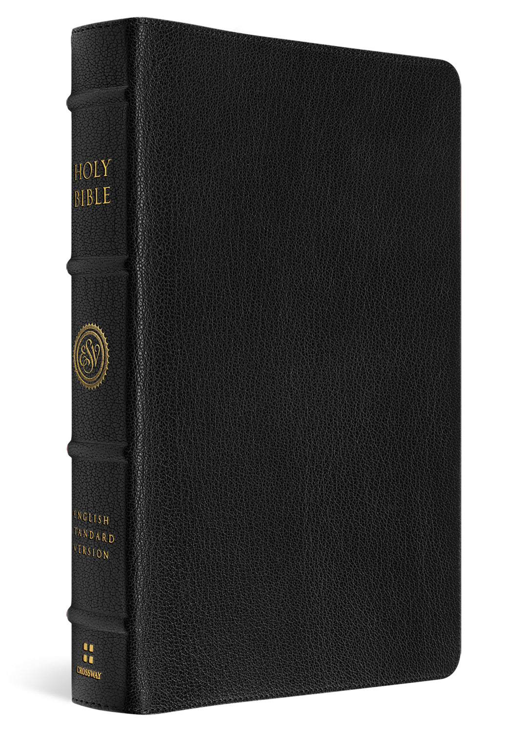 ESV Heirloom Bible, Scriptura Sacra: 25th Anniversary Personal Size Reference Edition (Goatskin, Black, Full Yapp) cover image (8334512947400)