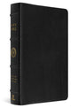 ESV Heirloom Bible, Scriptura Sacra: 25th Anniversary Personal Size Reference Edition (Goatskin, Black, Full Yapp) cover image (8334512947400)