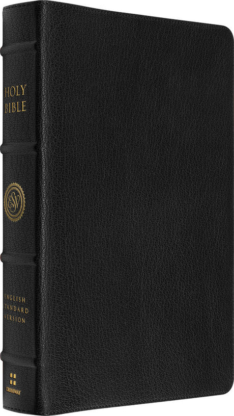 ESV Heirloom Bible, Scriptura Sacra: 25th Anniversary Personal Size Reference Edition (Goatskin, Black, Full Yapp) -  () - 9798874915612