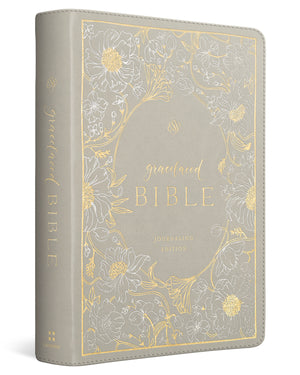 Cover of ESV Gracelaced Bible, Journaling Edition (Artwork by Ruth Chou Simons) (Trutone, Morning Mist)