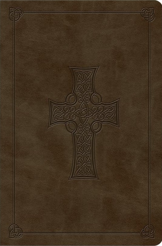 ESV Value Compact Bible (Trutone, Olive, Celtic Cross Design) - ESV - 9798874902858