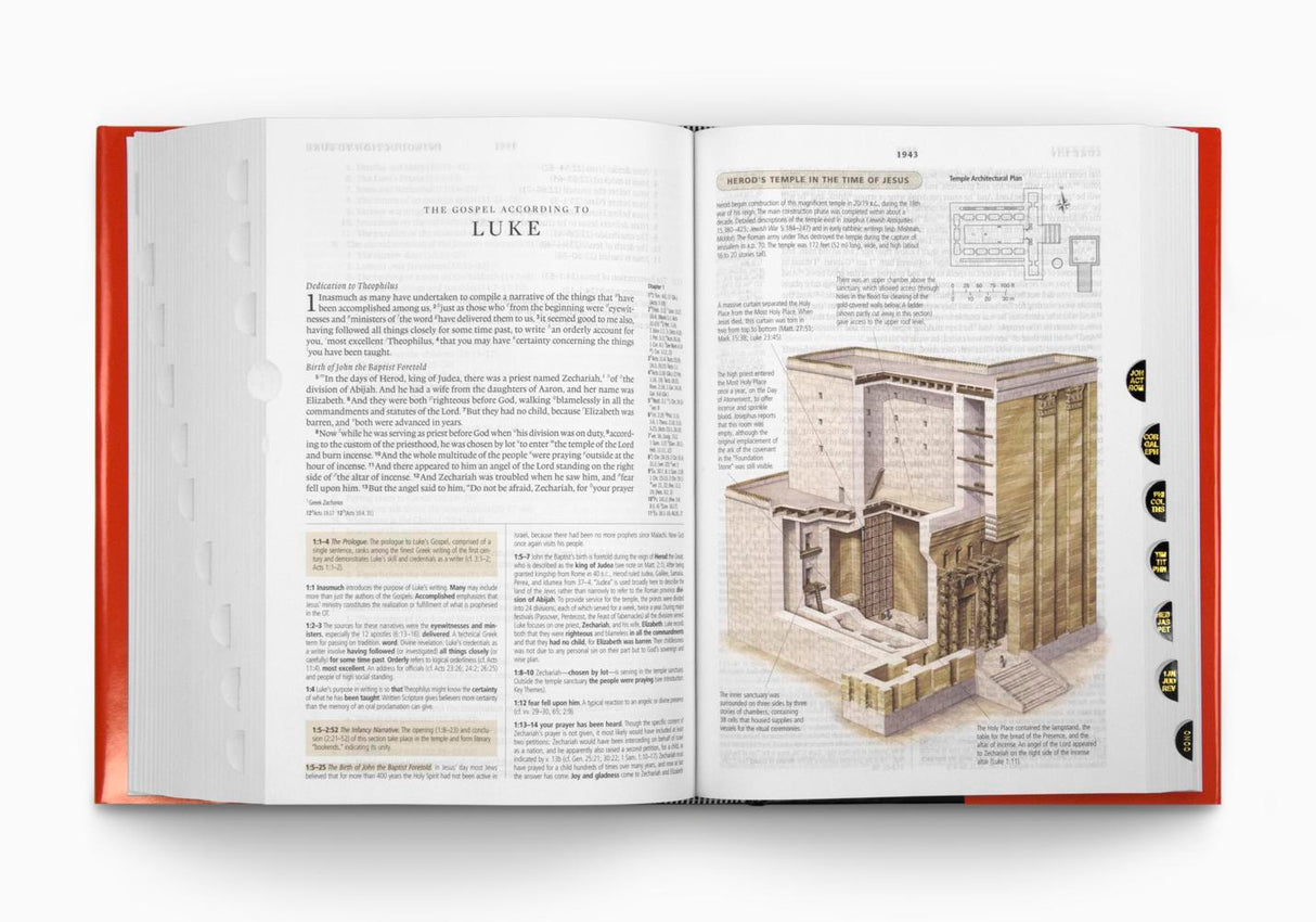 ESV Study Bible (Hardcover, Indexed)