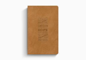 ESV Thinline Bible, Red Letter (Trutone, Nubuck Caramel, Hebrews 10:23 Design) - ESV - 9798874911430
