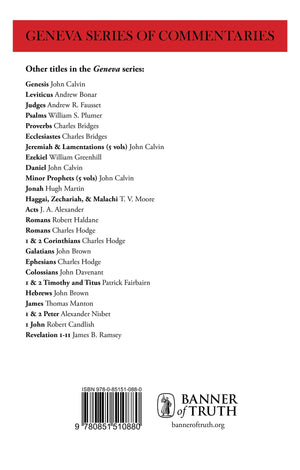 Proverbs (Geneva Commentaries)
