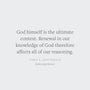 Redeeming Reason: A God-Centered Approach