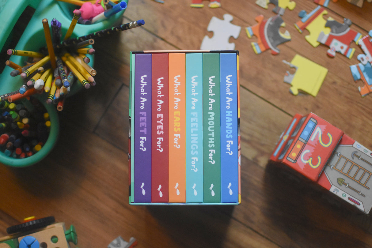 Training Young Hearts Board Books Boxed Set: 6 Lift-The-Flap Board Books & Guide for Grown-Ups