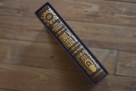 ESV the Biggest Story Holy Bible for Kids (Trutone, Brown, Living Hope Design, Thumb Indexed)