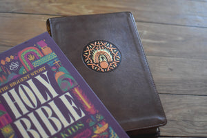 ESV the Biggest Story Holy Bible for Kids (Trutone, Brown, Living Hope Design, Thumb Indexed)