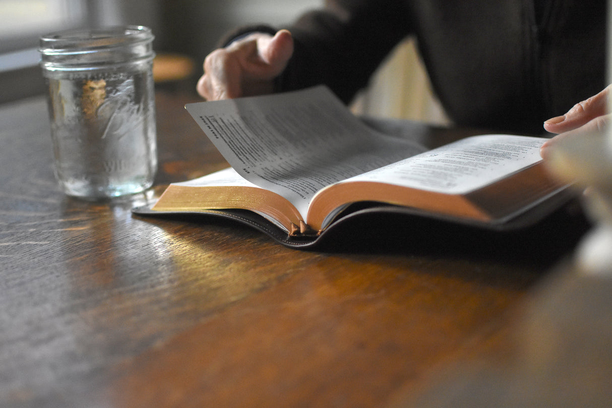 ESV Heirloom Bible, Omega Edition (Wellington Leather, Brown)