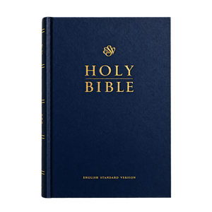 ESV Pew and Worship Bible, Large Print (Hardcover, Blue) - ESV - 9798874906672