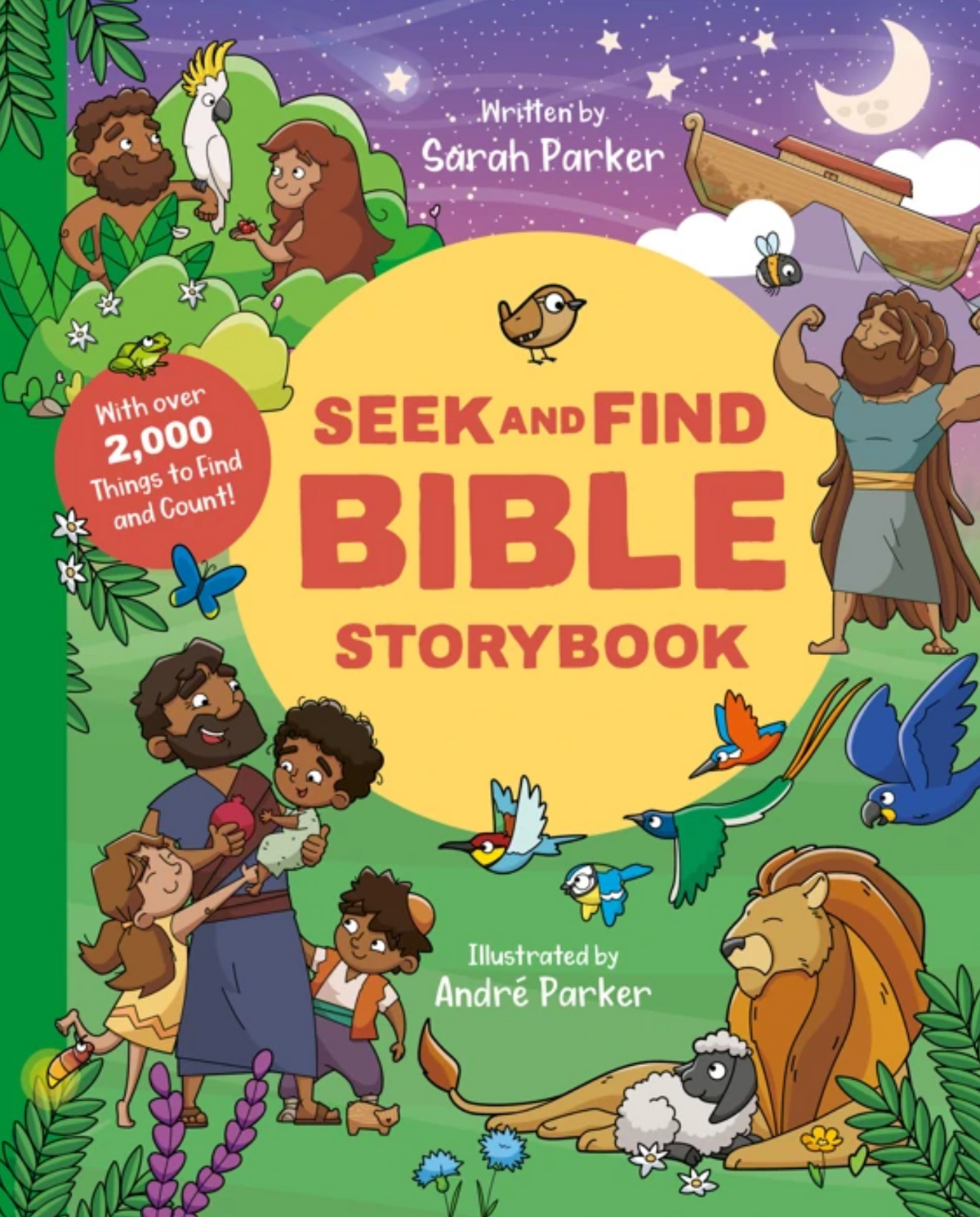 Seek and Find Bible Storybook: With Over 2,000 Things to Find and Count! - Parker, Sarah; Parker, Andre (Illustrator) - 9781802544503