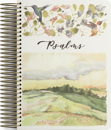 ESV Scripture Journal, Spiral-Bound Edition: Psalms (Artwork by Ruth Chou Simons) (Paperback) - ESV - 9798874900076