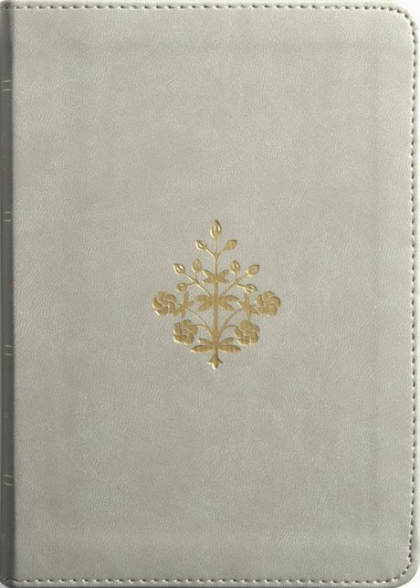 ESV Large Print Compact Bible, Red Letter (Trutone, Stone, Branch Design) - ESV - 9798874902902