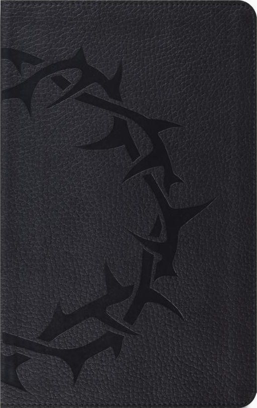 ESV Thinline Bible, Red Letter (Trutone, Charcoal, Crown Design) - ESV - 9798874903565
