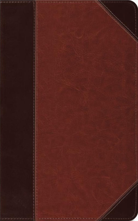 ESV Thinline Bible, Red Letter (Trutone, Brown/Cordovan, Portfolio Design) - ESV - 9798874903626
