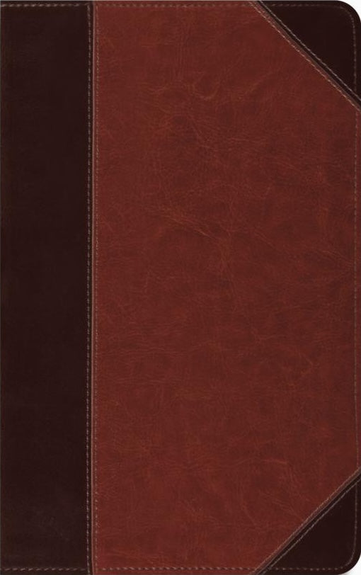 ESV Thinline Bible, Red Letter (Trutone, Brown/Cordovan, Portfolio Design) - ESV - 9798874903626