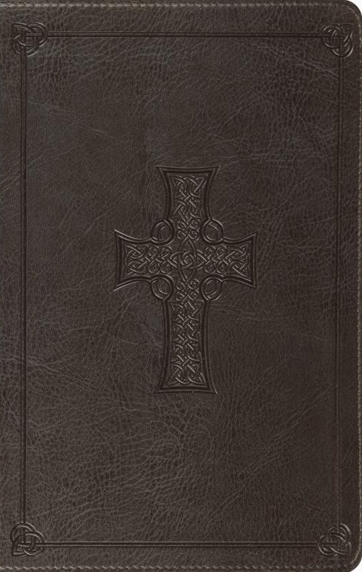 ESV Value Thinline Bible (Trutone, Charcoal, Celtic Cross Design) - ESV - 9798874903305