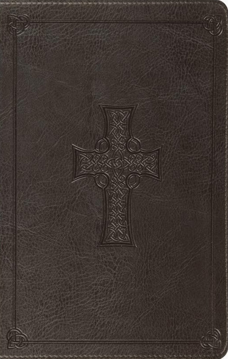 ESV Value Thinline Bible (Trutone, Charcoal, Celtic Cross Design) - ESV - 9798874903305