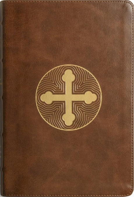 ESV Bible with Creeds and Confessions (Trutone, Brown, Cross Trefoil Design) - ESV - 9798874900137