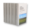 Set of books titled 'Lexham Geographic Commentary' on a white background