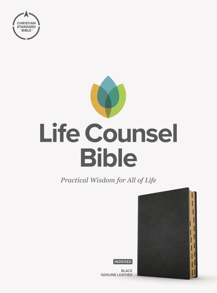 CSB Life Counsel Bible, Genuine Leather, Indexed: Practical Wisdom for All of Life