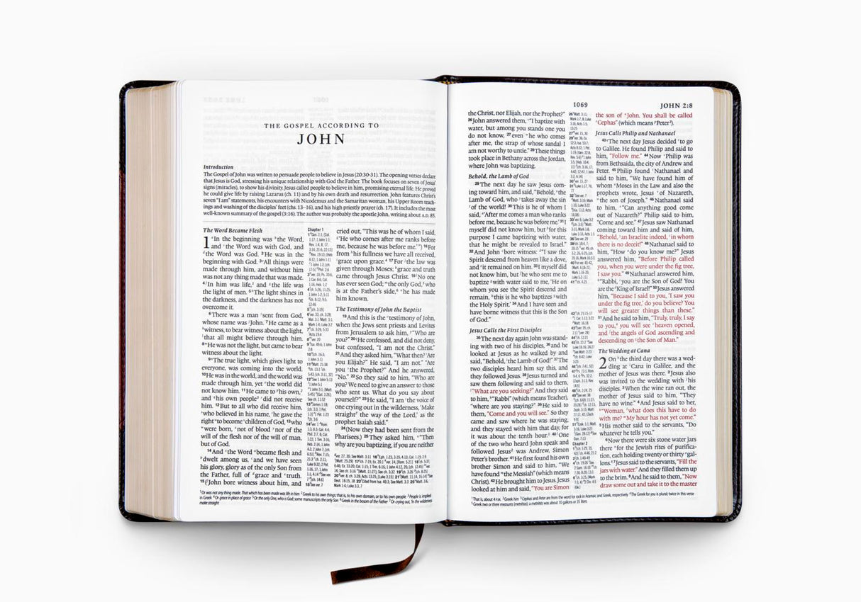 ESV Reference Bible (TruTone, Brown Portfolio Design)