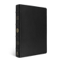 ESV Large Print Bible (Black, Top Grain Leather)
