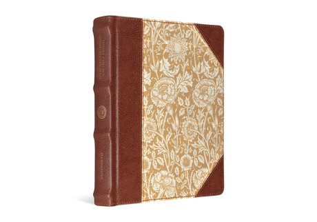 ESV Single Column Journaling Bible (Cloth Over Board, Antique Floral Design) (1023777898543)