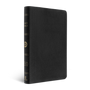 ESV Large Print Thinline Bible (Genuine Leather, Black) (1023795986479)