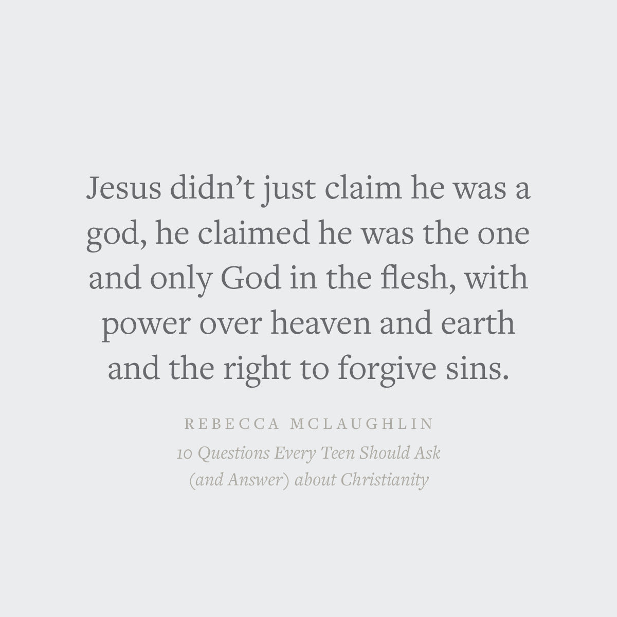 10 Questions Every Teen Should Ask (and Answer) about Christianity