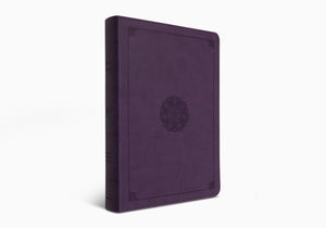 ESV Large Print Bible (Trutone, Lavender, Emblem Design)