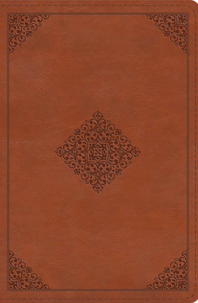 ESV Compact Bible (Trutone, English Saddle, Ornament Design) - ESV - 9781433589607