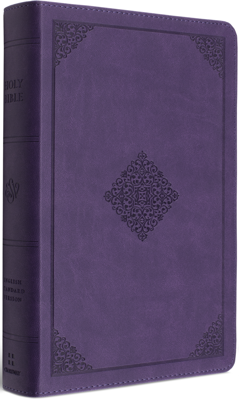 ESV Large Print Personal Size Bible (Trutone, Lavender, Ornament Design) - ESV - 9781433581663
