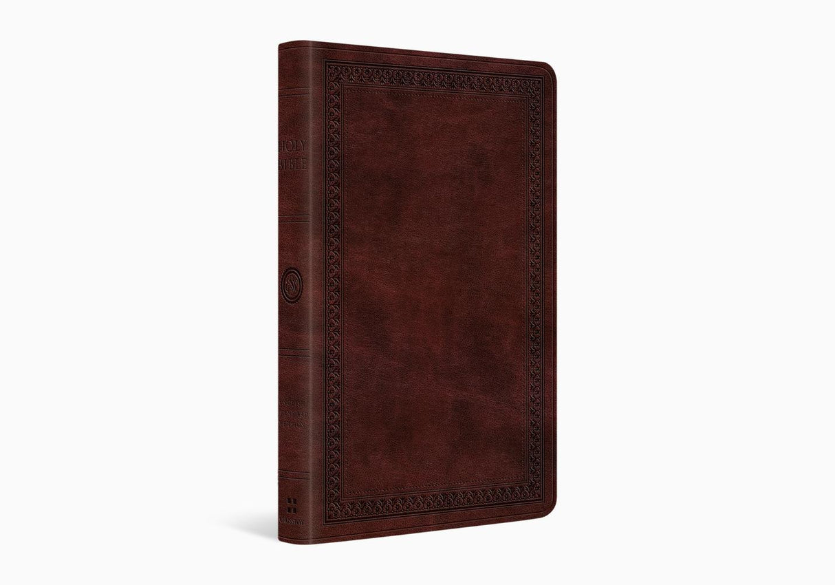ESV Premium Gift Bible (Trutone, Mahogany, Border Design)