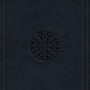 ESV Large Print Value Thinline Bible (Trutone, Navy, Mosaic Cross Design) - English Standard - 9781433566837